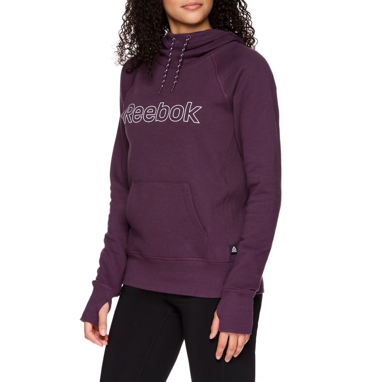 Reebok Womens Essential French Terry Hoodie with Pocket, Sizes XS-XXXL | Walmart (US)