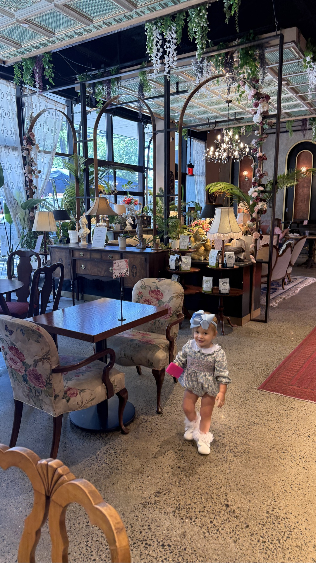 A cozy little coffee stop ☕️🎀  Capri smelled the coffee, wandered through the prettiest shop, and made the whole afternoon feel extra sweet.

Her darling StitchyFish.com outfit is paired with an oversized bow, pearl purse, ruffle socks, and white Mary Janes—all linked here in my LTK. 🤍

#LTKKids #ToddlerStyle #BabyGirlStyle #ClassicChildrensWear #BoutiqueStyle #StitchyFish #NewHaven #Yale #CoffeeShopMoments #GirlMom #LTKFamily #LTKFinds

#LTKKids #LTKTravel #LTKdayinmylife