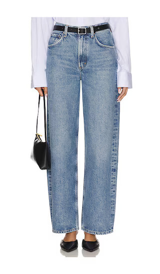 AGOLDE Low Curve Jeans in Blue. - size 25 | Revolve Clothing (Global)