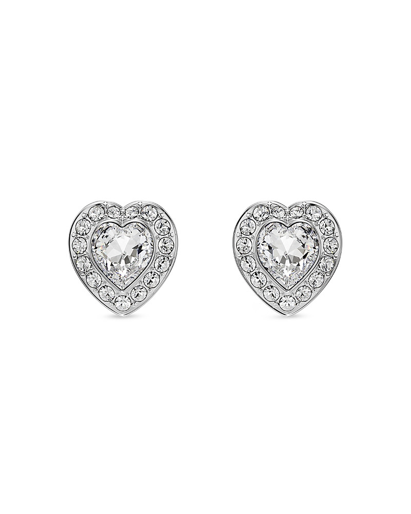 Swarovski Ariana Grande Crystal Heart Halo Stud Earrings | Bloomingdale's (US)