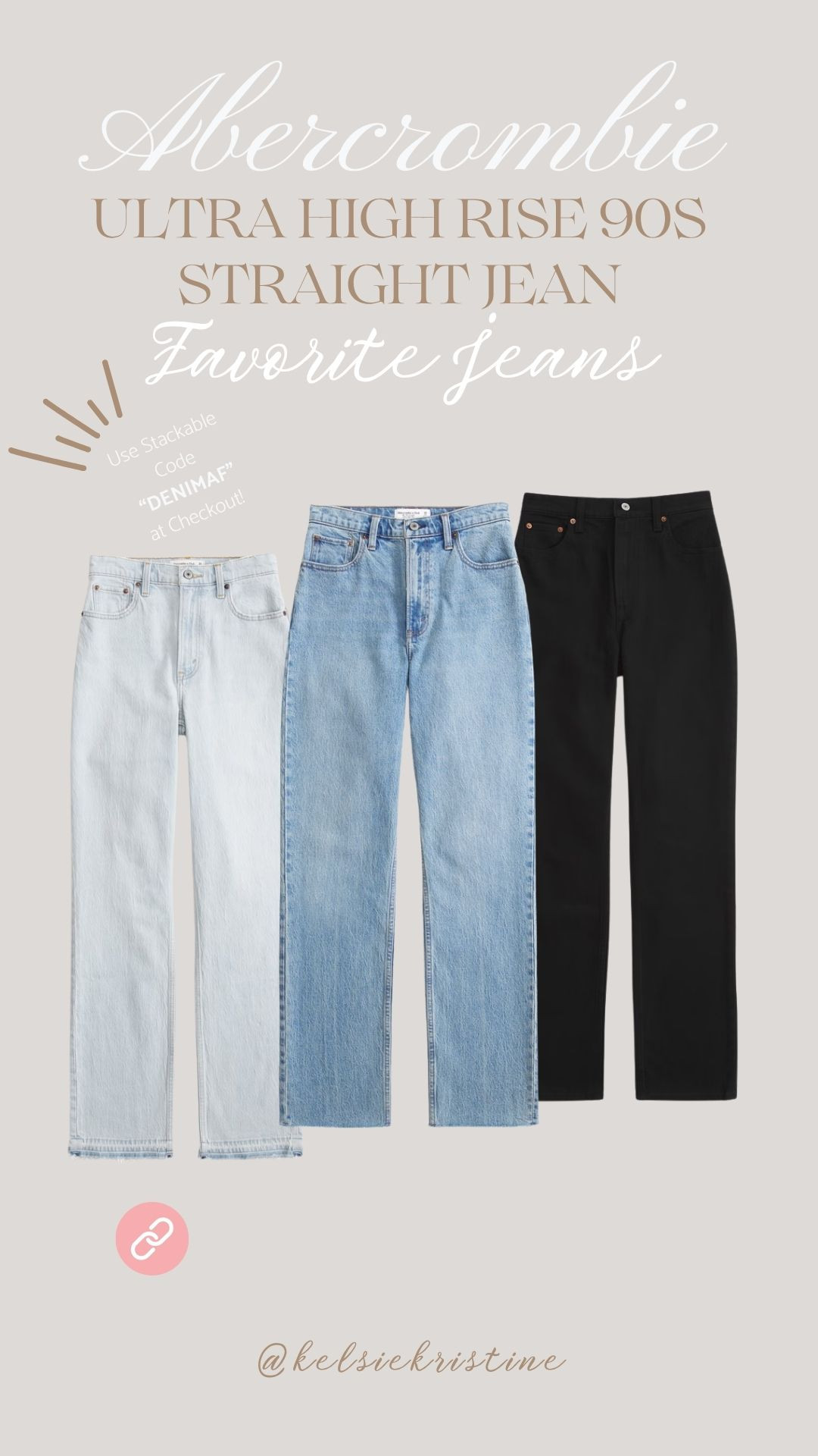 Abercrombie  Jean Sale | Abercrombie Sale | Straight Jeans | Mid-Size Favorite Jeans | A&F |  

 #LTKSaleAlert #LTKMidsize #LTKStyleTip