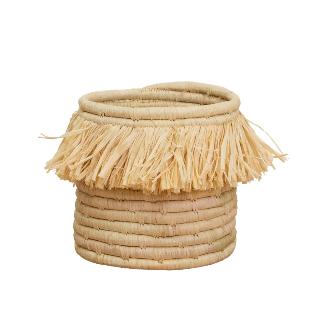 Natural Fringed Catch All | Megan Molten