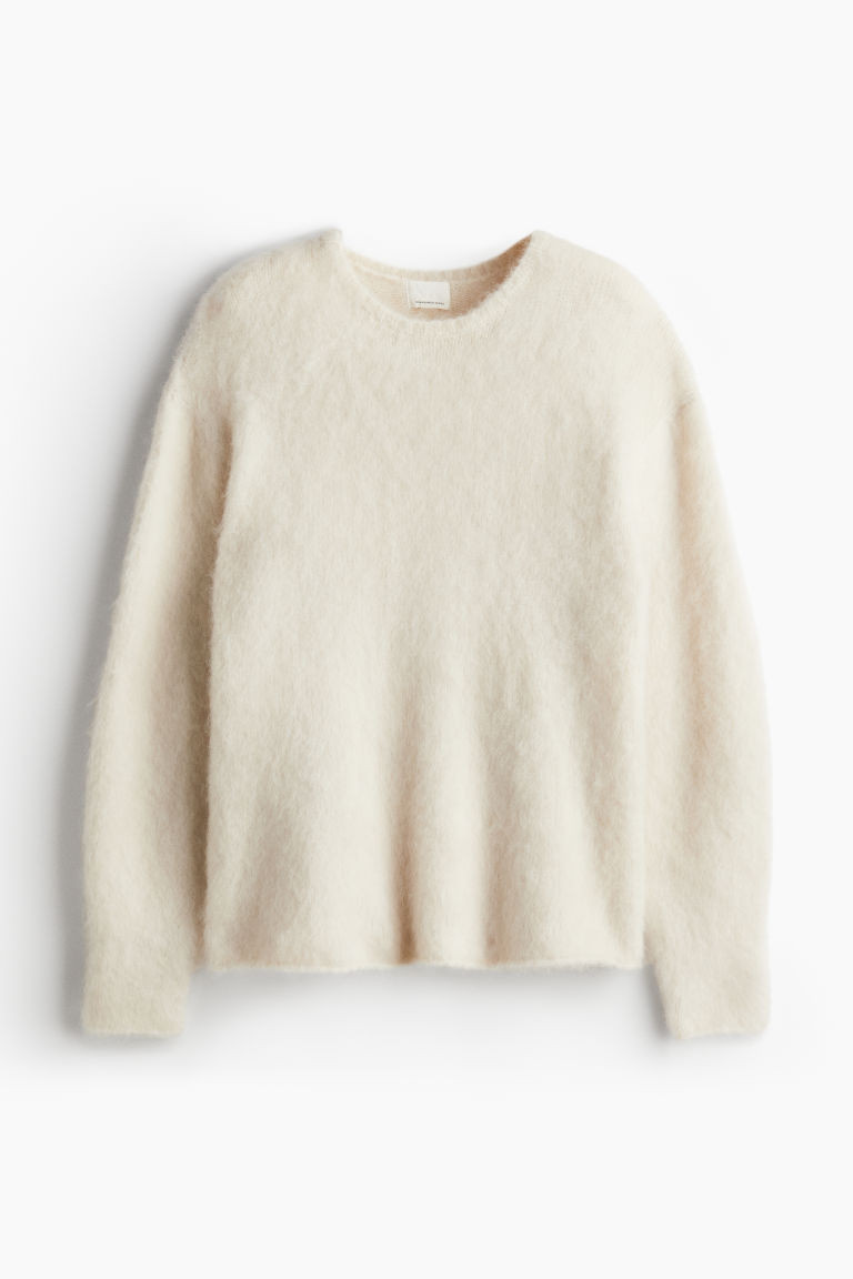 H & M - Mohair-blend Sweater - Beige | H&M (US + CA)