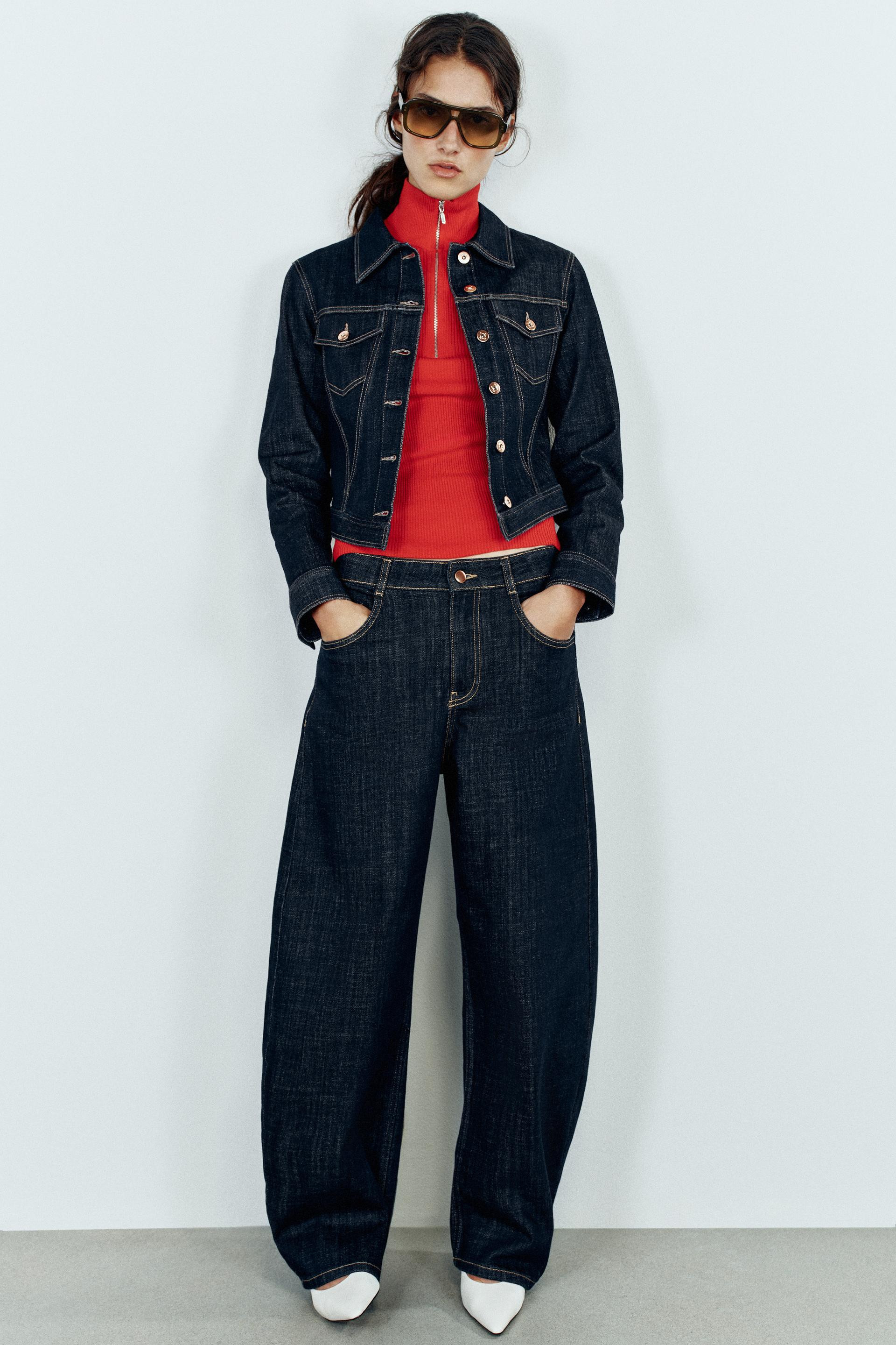 Zara - Z1975 Denim Jacket - Blue - S - Woman | Zara US