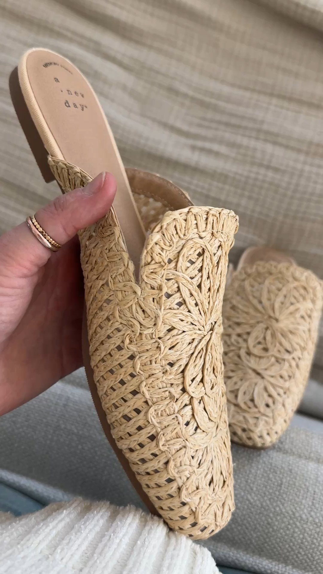 Target spring shoes. Woven mules.  

#LTKootd #LTKgrwm #LTKOver40