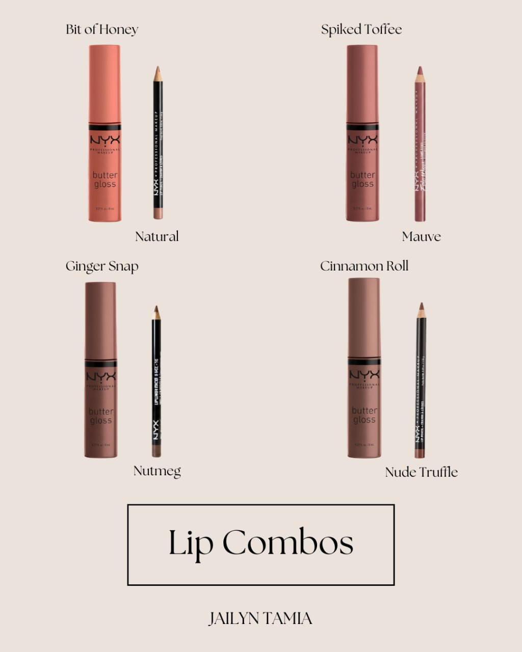 Lip Combos

// Amazon, Amazon Finds, Amazon Beauty, Amazon Beauty Finds, Amazon Lip, Amazon Lip Products, Lip Gloss, Lip Liner, Lip Pencil, Lip Combo 

 #LTKCyberWeek #LTKFindsUnder50 #LTKBeauty