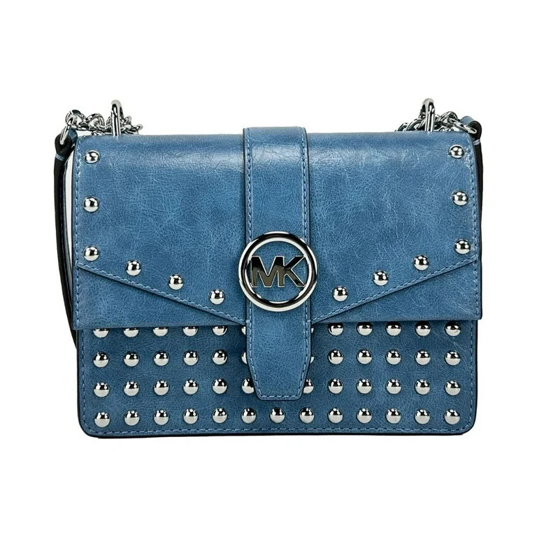 Michael Kors Outlet Greenwich Small Studded Distressed Crossbody Bag - Corn Flower | Walmart (US)