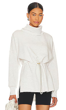 Varley Freya Sweatshirt in Ivory Marl from Revolve.com | Revolve Clothing (Global)
