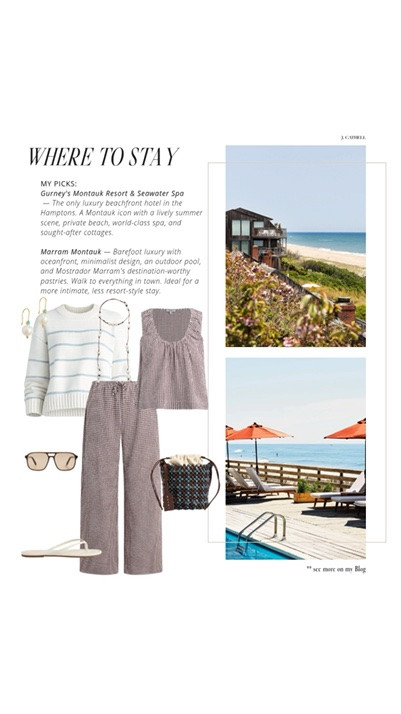 Montauk is where East Coast summer dreams come to life. 🌊🤍

I rounded up everything you'd want to save for the perfect getaway—from luxury oceanfront hotels and unforgettable seafood restaurants to beautiful beaches, wellness experiences, and the best spots to catch sunset. And of course, I styled outfit inspiration to match the effortless, coastal vibe.

If Montauk is on your summer travel list, this guide is your perfect starting point.

Shop the full Montauk travel edit below. ✨

#Montauk #MontaukTravel #Hamptons #HamptonsStyle #EastCoastSummer #LuxuryTravel #CoastalStyle #VacationStyle #TravelGuide #WhatToWear #LTKStyle #SummerGetaway #BeachStyle #TravelInspiration

#LTKTravel #LTKSeasonal #LTKOver40 #LTKTravel