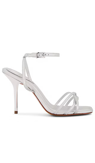 Amelia Sandal in Silver | Revolve Clothing (Global)