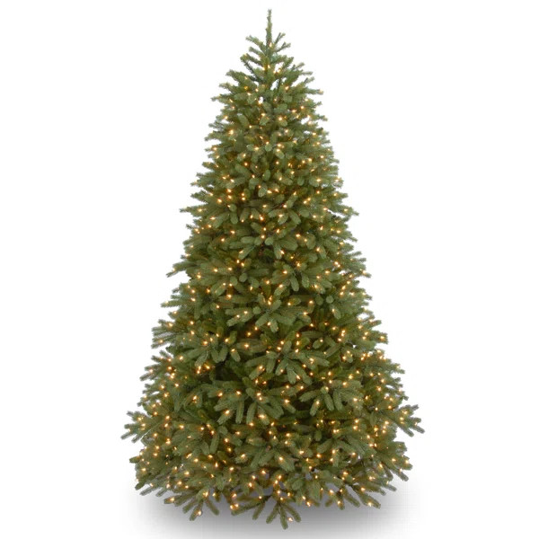 Omnia Green Realistic Fir Christmas Tree with LED Lights | Wayfair Professional