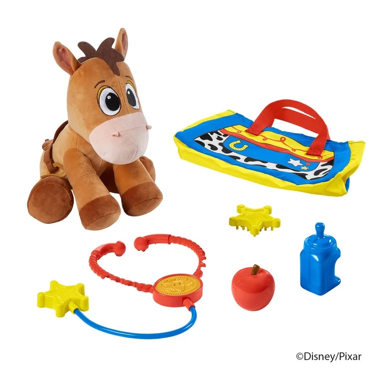 Disney and Pixar Toys Bullseye Care Kit, Plush Figure & Accessories | Walmart (US)
