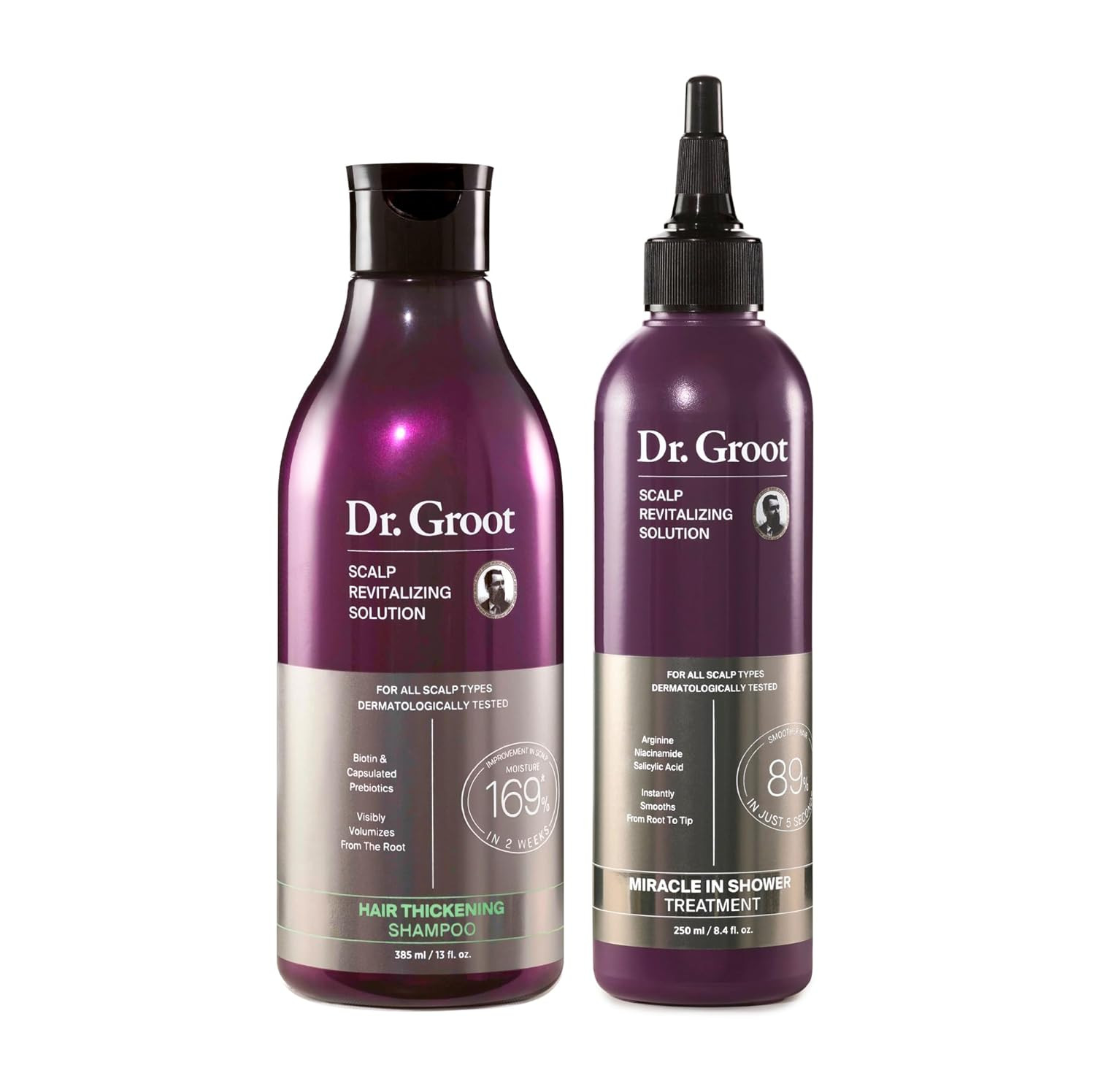 Dr. Groot Scalp Revitalizing Solution Regrowth Bundle for Hair Loss, Korean Hair Care, Hair Thick... | Amazon (US)