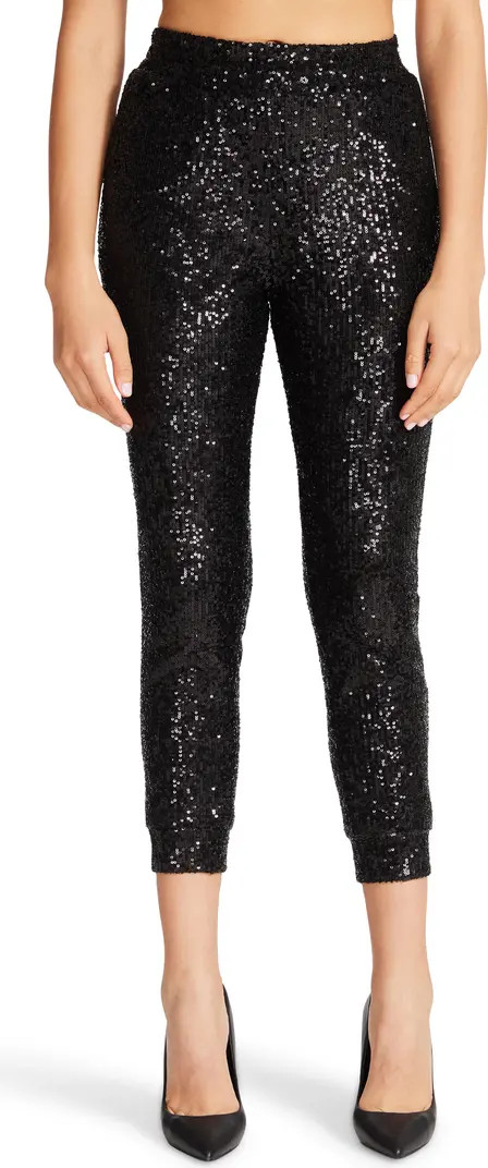 Glitter End Sequin Pocket Joggers | Nordstrom