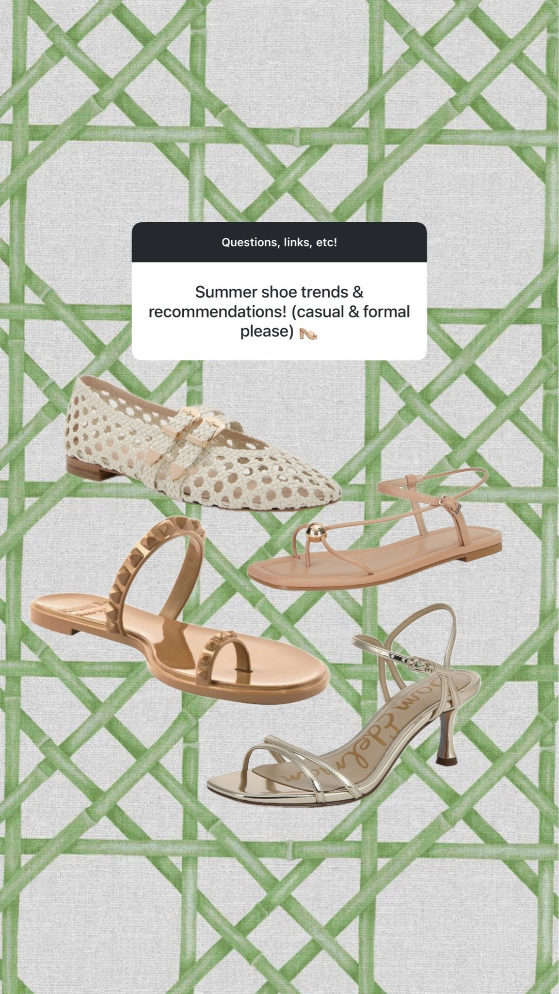 Summer shoe staples!