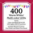 Holiday Time LED 7.5-Foot Pre-Lit Color Changing Bloomington Tree for the Christmas Season | Walmart (US)