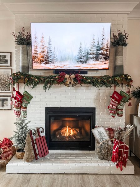 Christmas living room decor! 

#LTKhome #LTKSeasonal #LTKHoliday