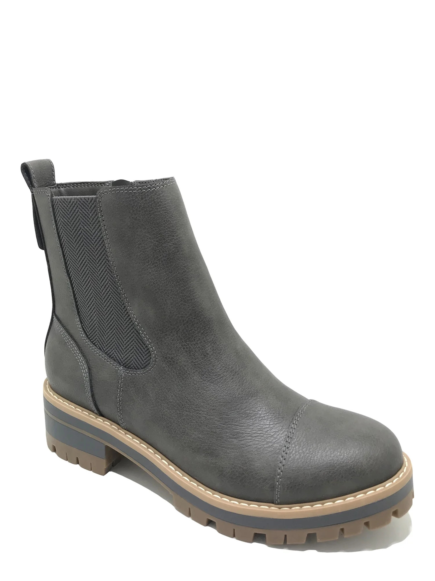 Time and True Women's Lug Chelsea Boot (Wide Width Available) | Walmart (US)