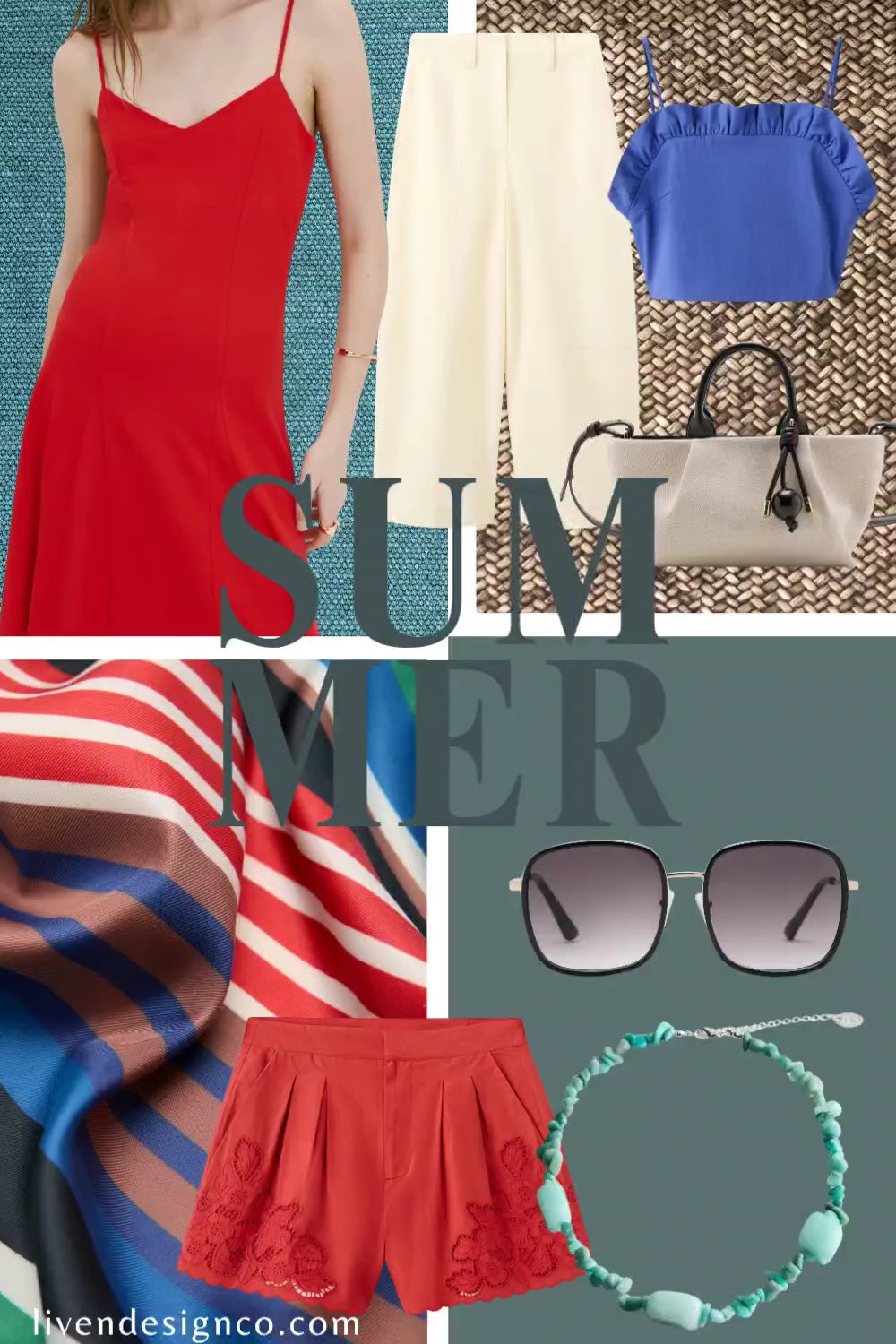 Summer fashion finds. Style inspiration. Red dress. Mango. Silk satin scarf. Crop top. Barrel pants. Balloon pants. Sunglasses. Canvas tote. Embroidered shorts 

#LTKSaleAlert #LTKSeasonal