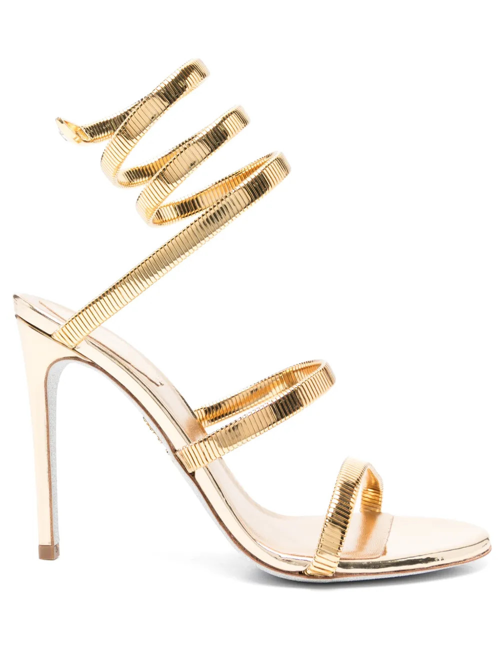 Juniper 80mm metallic-leather sandals | Farfetch Global