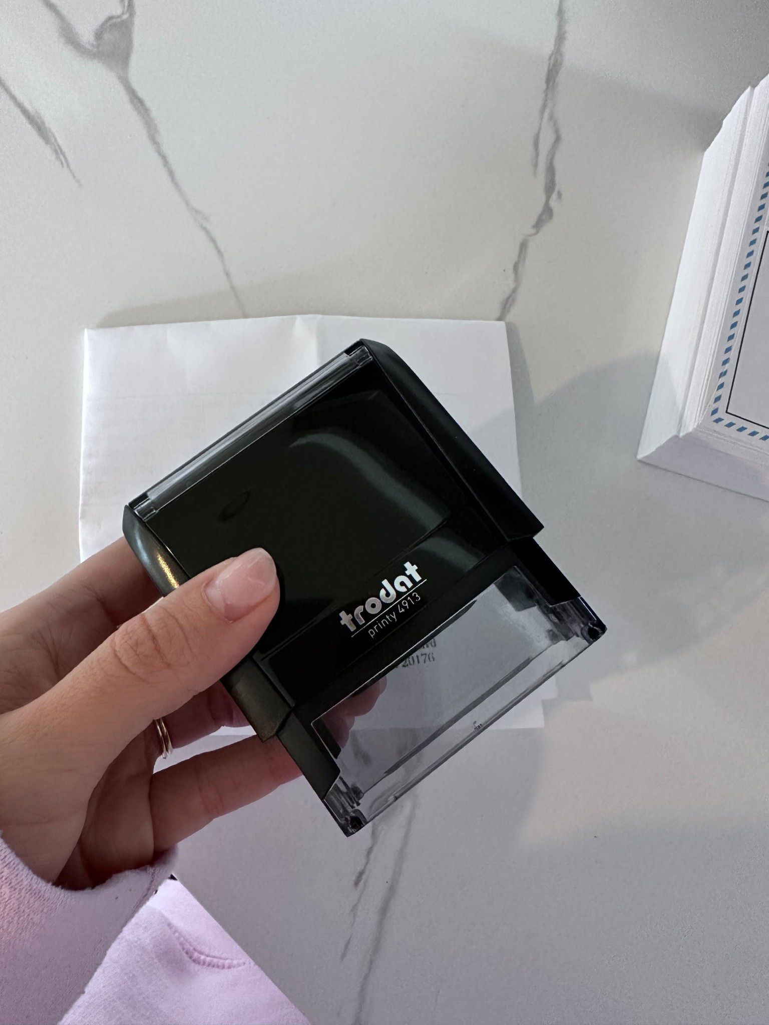 Just got in our self-inking address stamp. Thought this would be perfect for holiday cards and thank you cards this time of year!

#LTKSeasonal #LTKHoliday #LTKmomlife