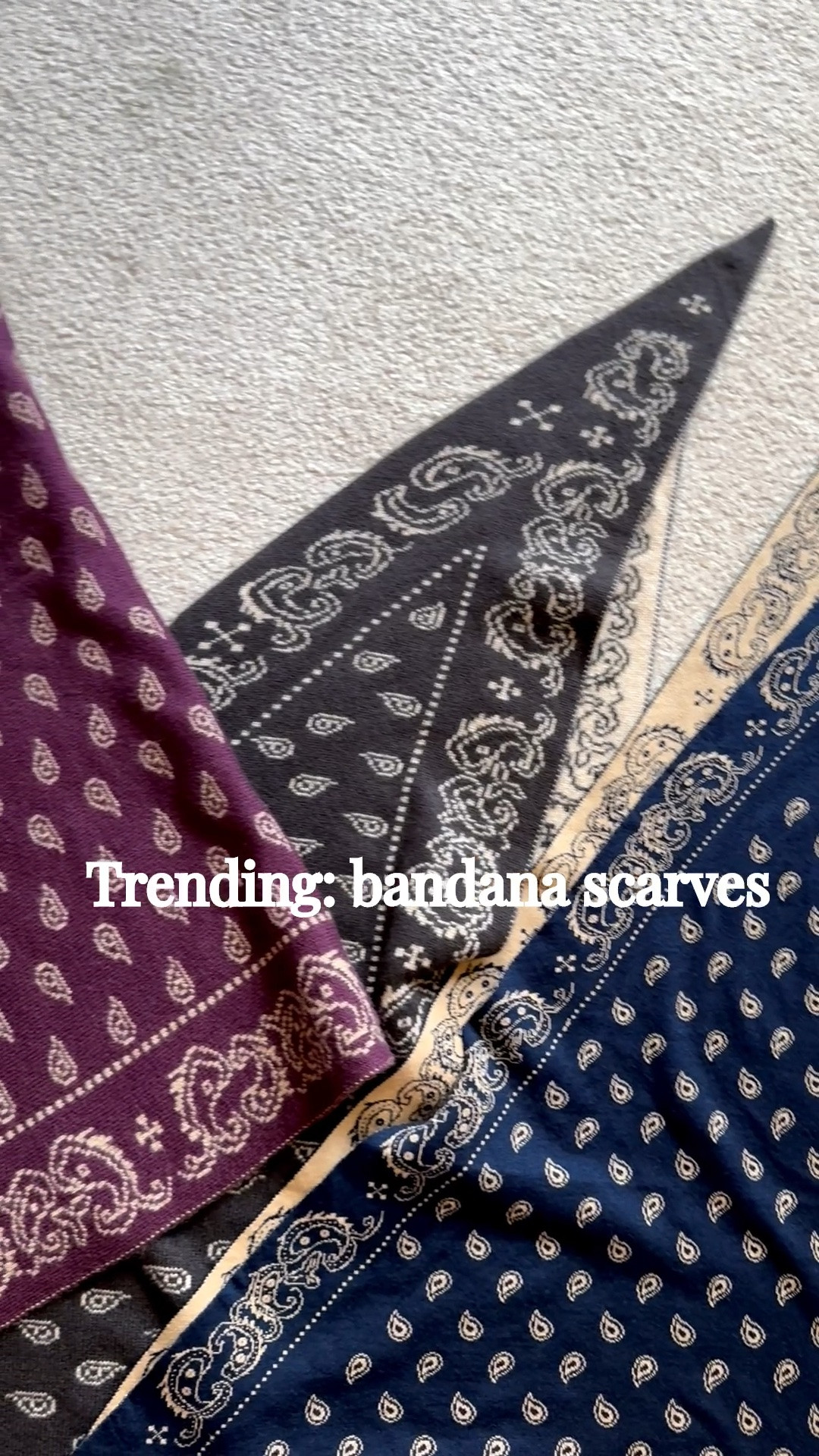 Trending for fall: bandana scarves (these are reversible and come in cotton/silk and a cozy cashmere)

#LTKSeasonal #LTKNYFW