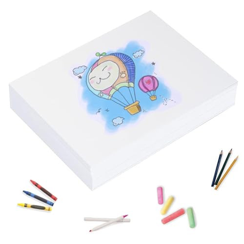 8.5"x11" Sketching Drawing Paper for Art Craft Supplies, White Paper for Coloring Doodle 100 Sheets | Amazon (US)