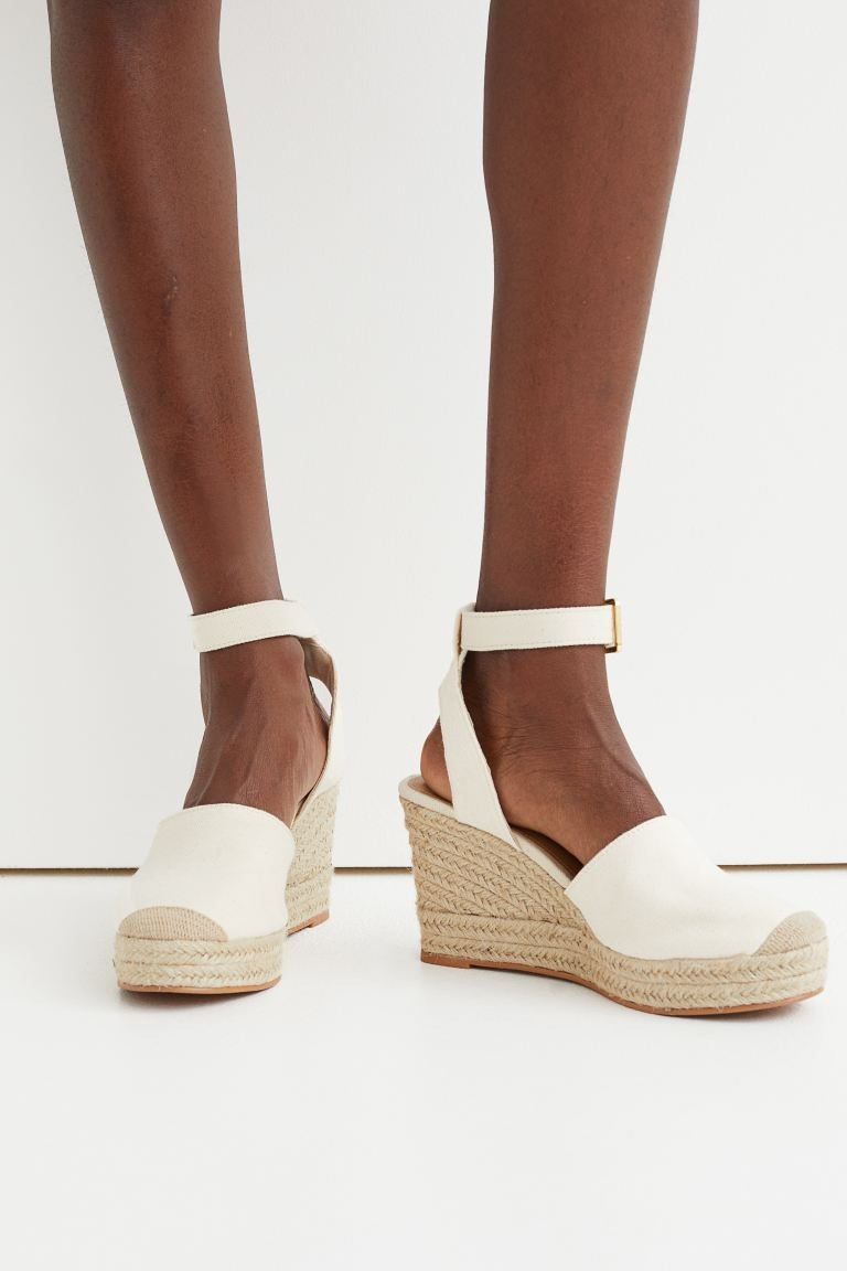 Wedge-heel Espadrille Sandals | H&M (US + CA)