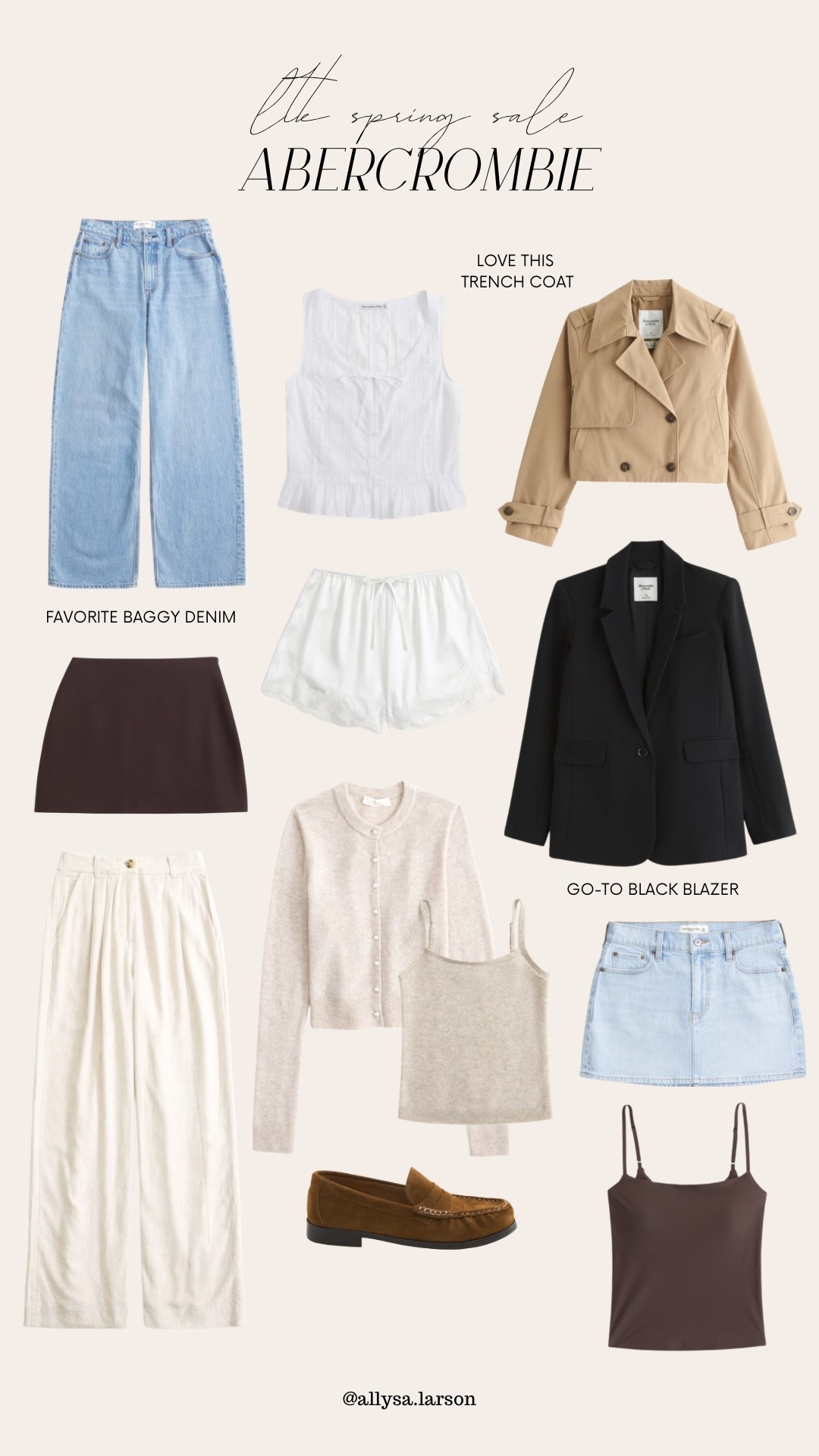 Sharing some of my favorite Abercrombie finds for spring - currently 25% sitewide for the LTK Spring Sale - code AFLTK

#LTKSaleAlert #LTKootd #LTKSpringSale