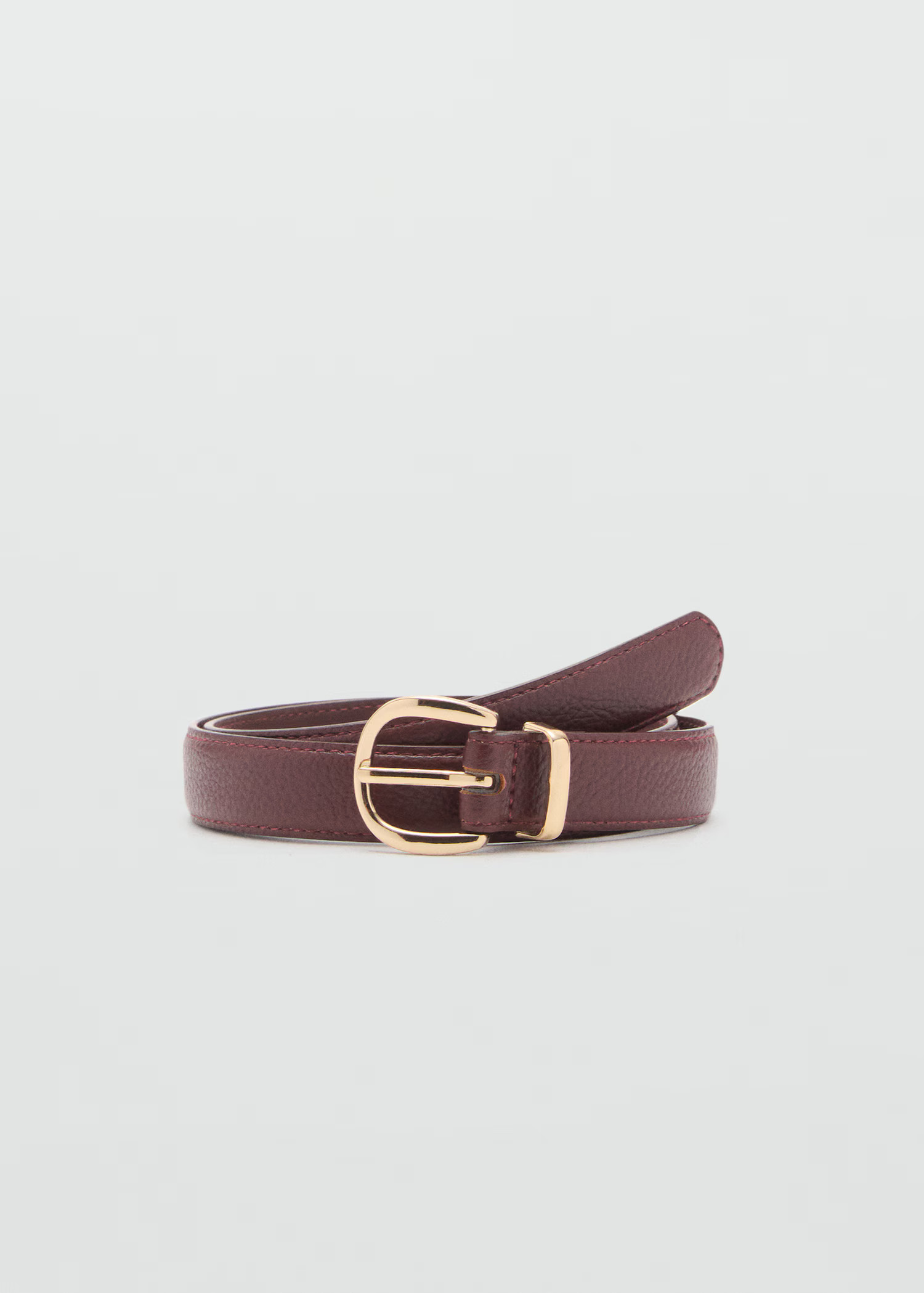 Oval buckle belt - Women | MANGO United Kingdom | MANGO (UK)
