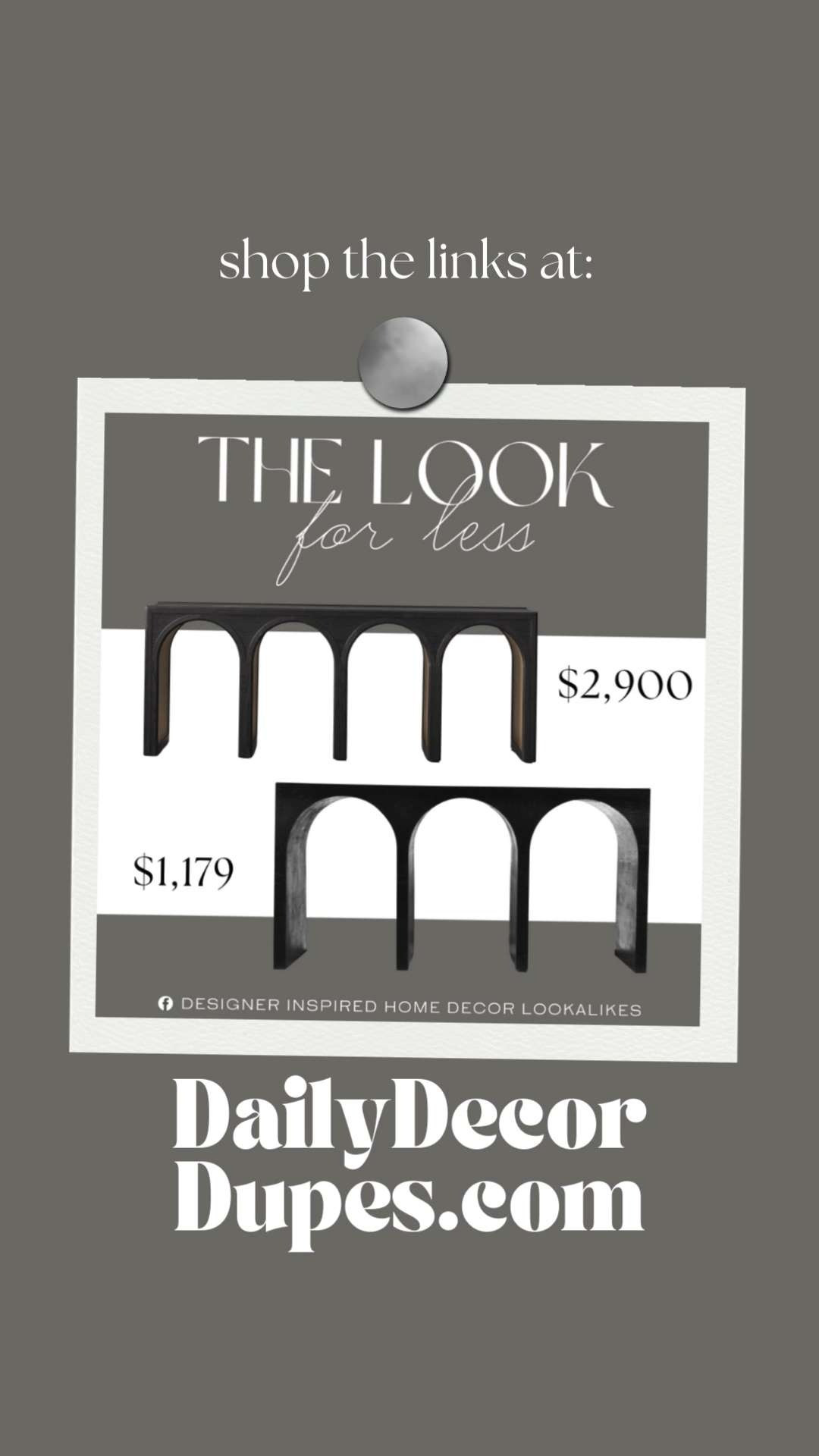 Inspired by Arhaus Console Table. Modern Console Table. Sleek Console Table. Contemporary Entryway Table. Stylish Console for Living Room. Chic Entry Table. Scandi-Style Console. Sleek Console Table. 

Home more affordable option find copy cat similar look for less budget friendly affordable cheap cheaper beautiful pretty. Clearance sale coupon code discount code promo code luxury lookalike look a like Inspo inspiration inspired by idea ideas Love like these? I share multiple every day in my FB group.
#arhausinspired #consoletable #modernhomedecor #entrywayinspo #livingroomfurniture #homeaccent #furniturefinds 

 #LTKHome