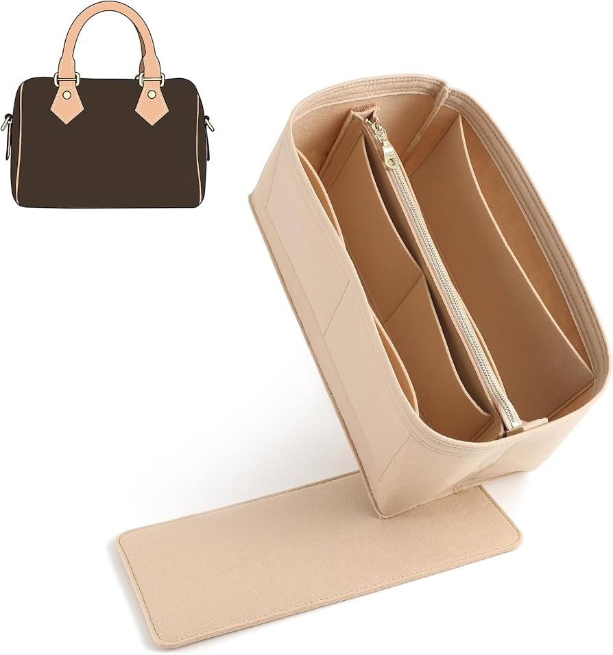 Purse Organizer Insert Compatible with LV Speedy 30 Bag Insert,Premium Felt Lightweight 30 Bag Or... | Amazon (US)
