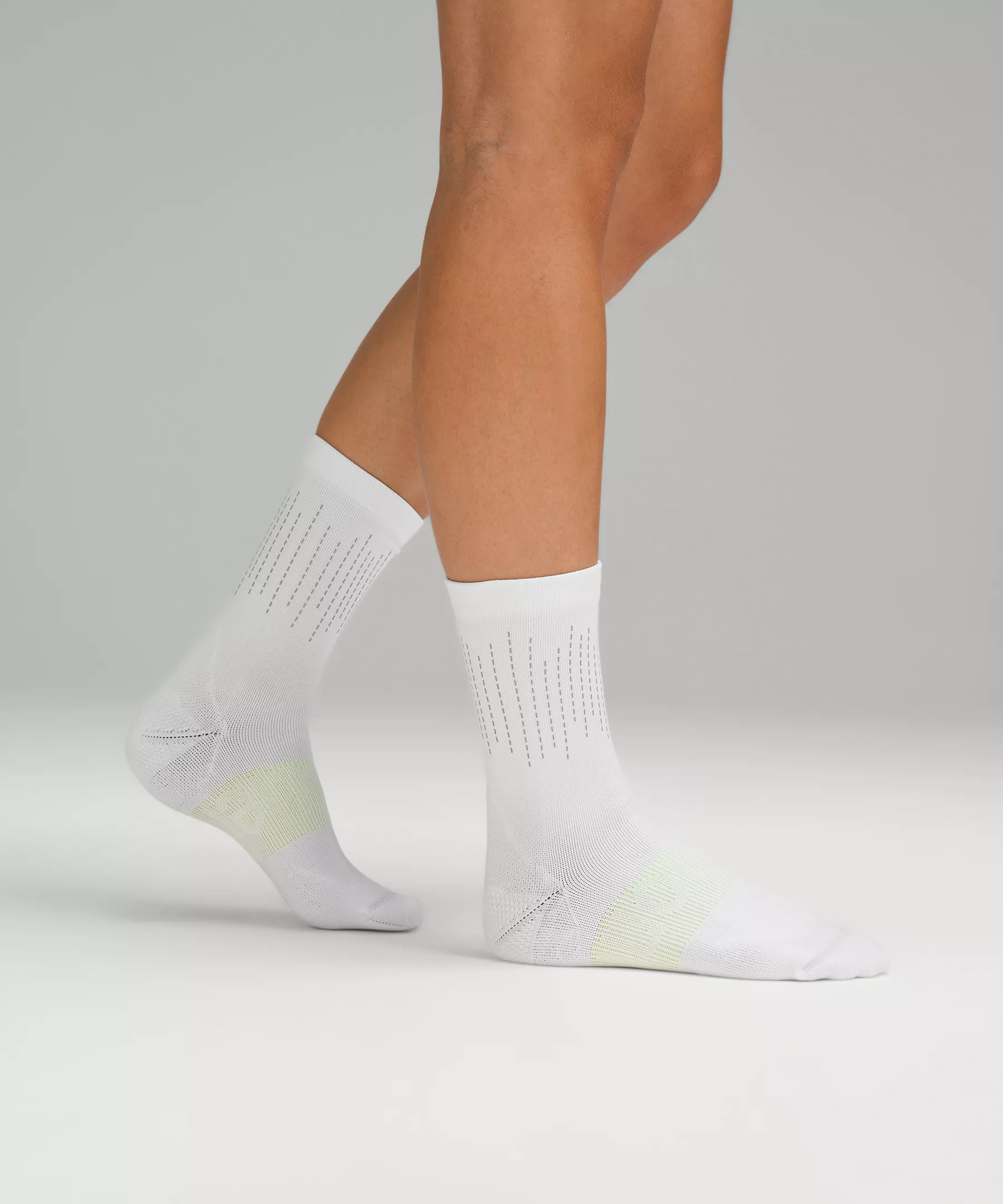 Women's Power Stride Crew Socks *Reflective | Women's Socks | lululemon | Lululemon (US)