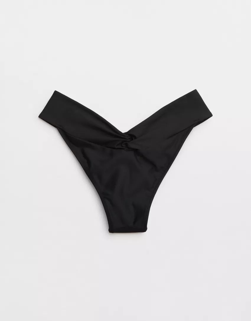 Aerie Ruched Cheeky Bikini Bottom | Aerie