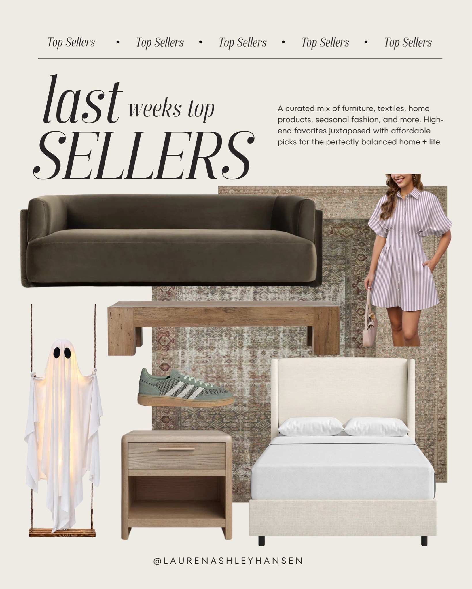 A curated mix of furniture, textiles, home products, seasonal fashion, and more. High-end favorites juxtaposed with affordable picks for the perfectly balanced home + life.

#LTKHome