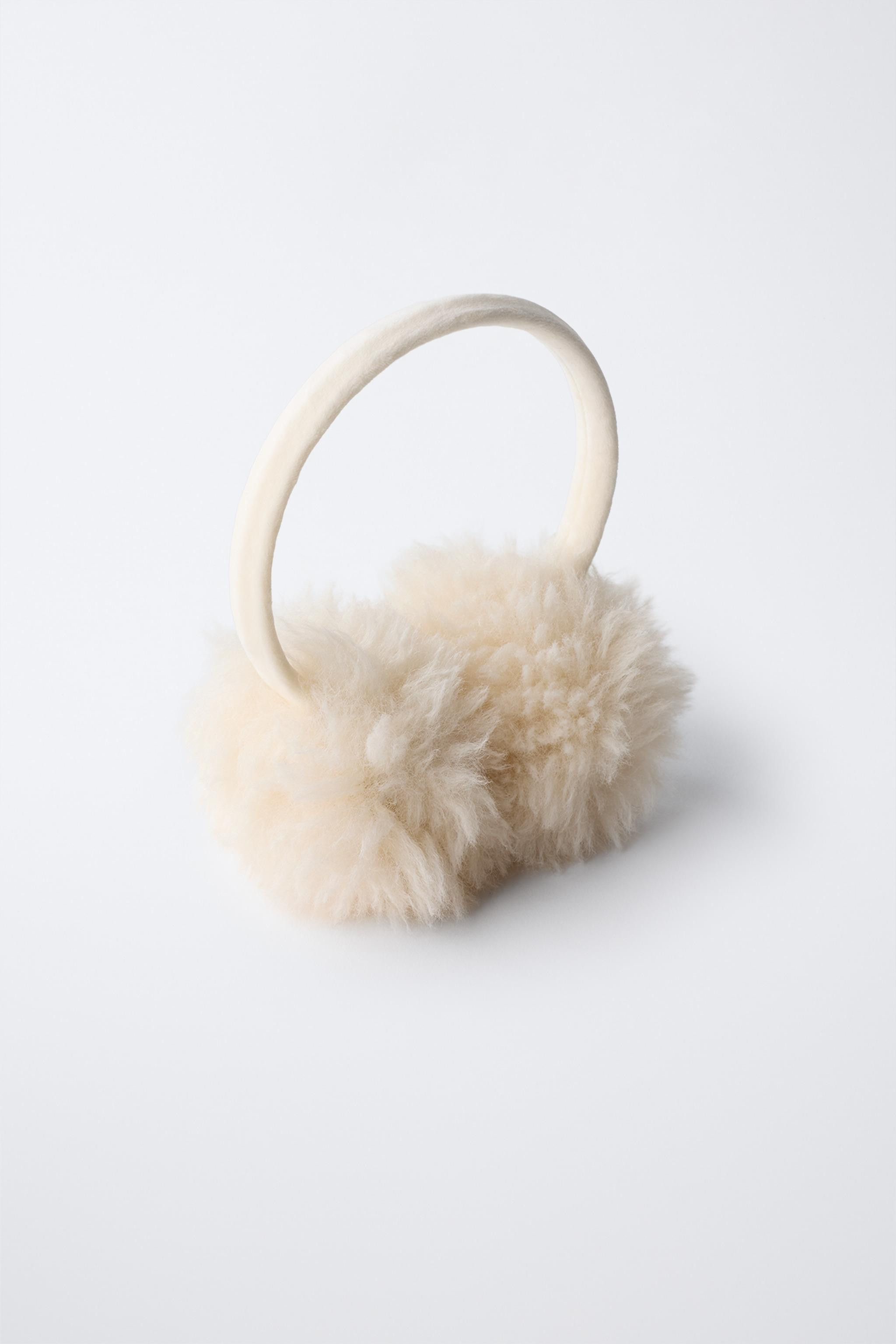 CURLY FAUX FUR EAR MUFFS SKI COLLECTION | Zara US