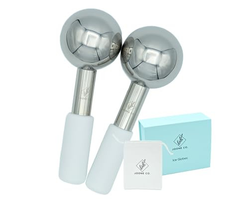 Ice Globes for Face - Unbreakable Stainless Steel Face Roller - 2 Pack Cryo Globes for Face, Neck, & Eyes - Skin Care Tools for Dark Circles, Wrinkles, & Collagen Production - Ice Roller for Face | Amazon (US)
