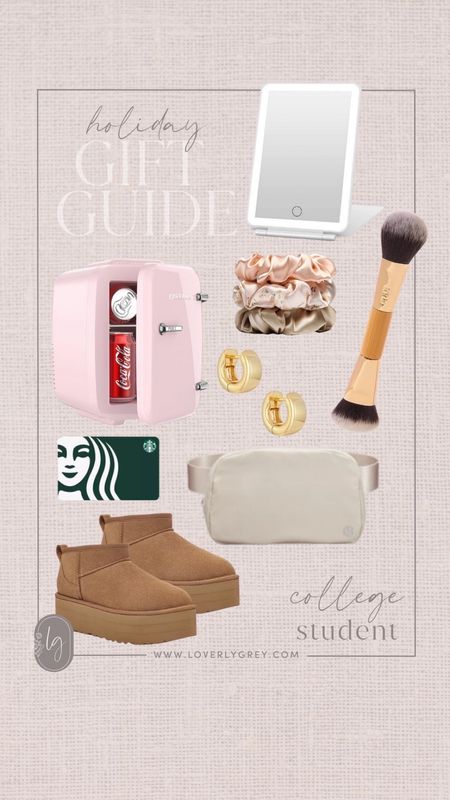 Loverly grey college girl gift guide. She is sure to love these mini Uggs and belt bag! 

#LTKHoliday #LTKSeasonal #LTKGiftGuide