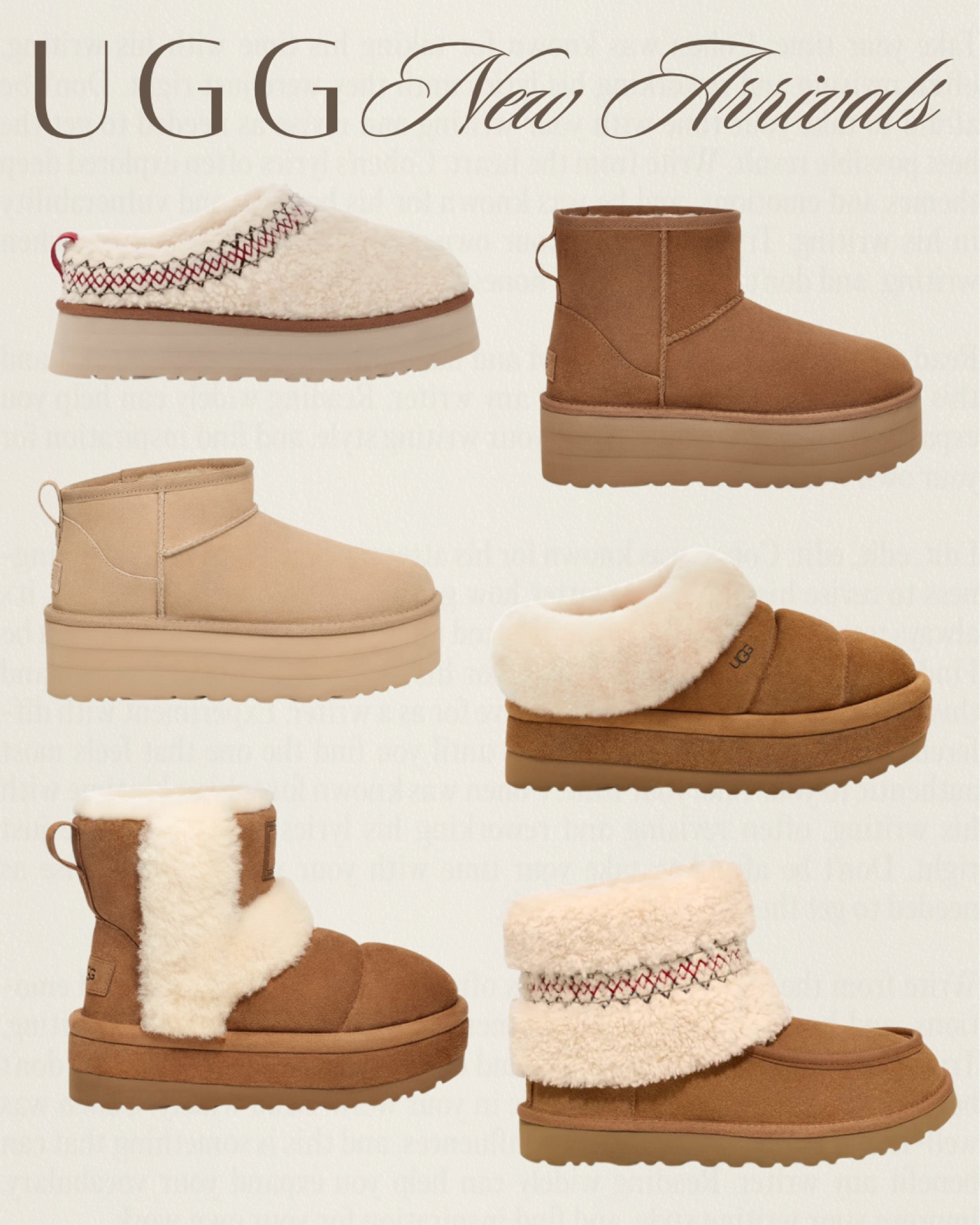 This season’s new UGG boots ✨

Fall fashion, boots, UGGs, tazz, platform shoes 

#LTKHoliday #LTKshoecrush #LTKGiftGuide