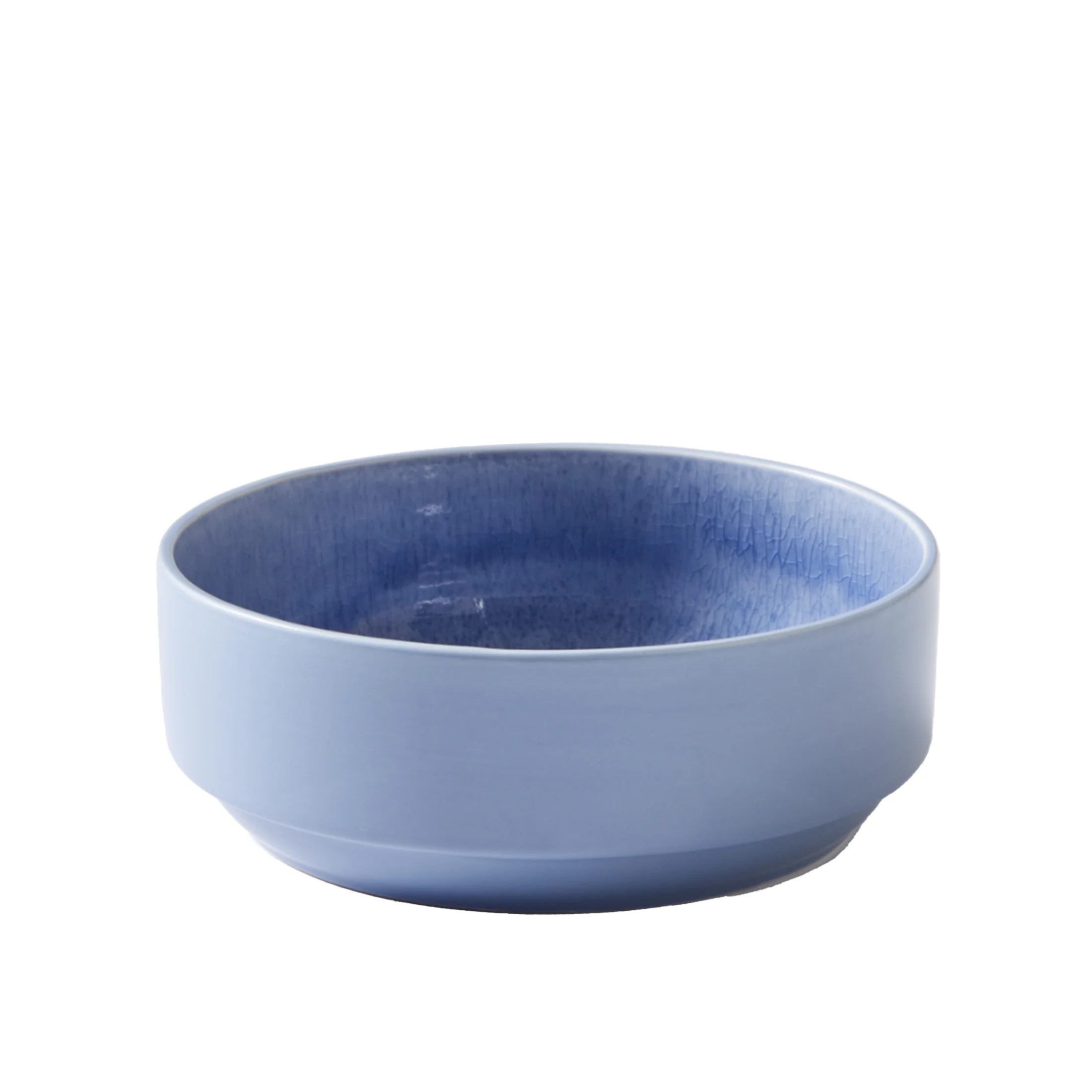 Better Homes & Gardens-Parker Blue Stoneware Stackable Cereal Bowl | Walmart (US)