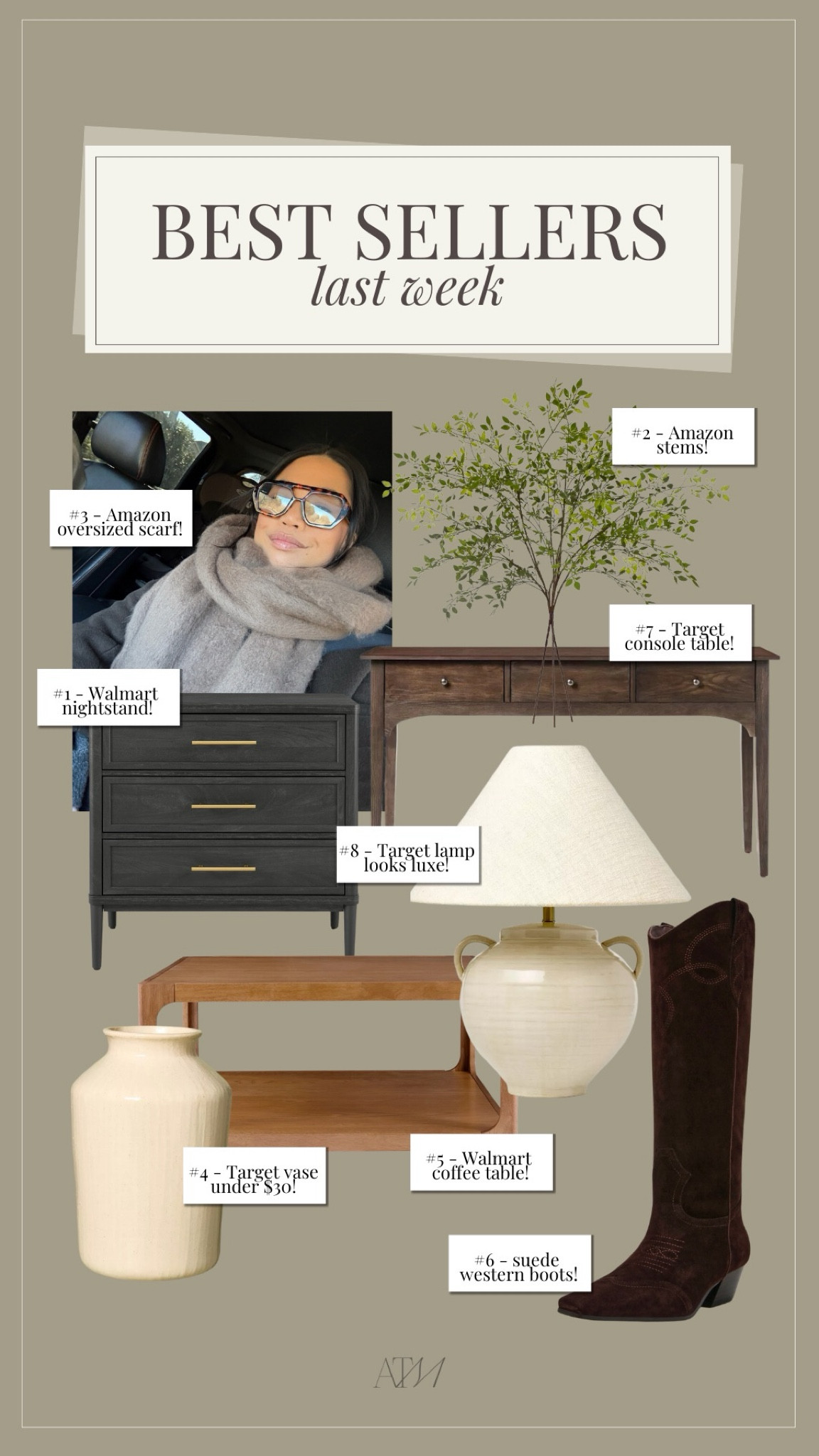 Best sellers from last week!

best sellers, trending home finds, trending fashion finds, amazon fashion, winter fashion trends, suede boots, target home finds, hearth & hand, walmart home finds 

#LTKStyleTip #LTKSeasonal #LTKHome