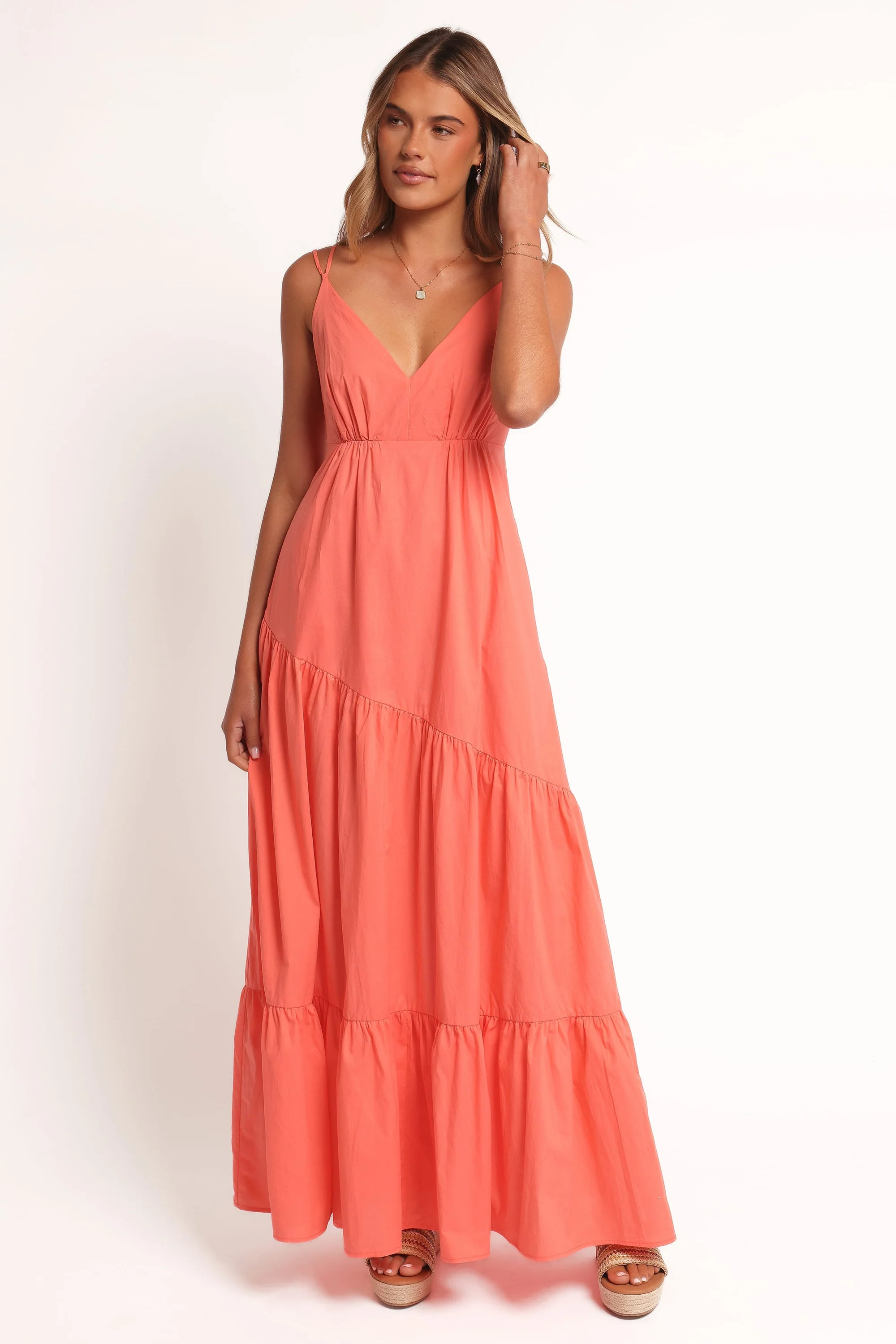 Forbes Maxi Dress - Coral | Petal & Pup (US)