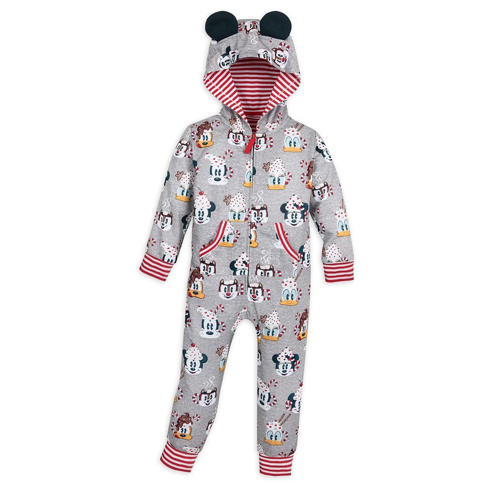 Mickey Mouse and Friends Holiday One-Piece Pajama for Kids | Disney Store