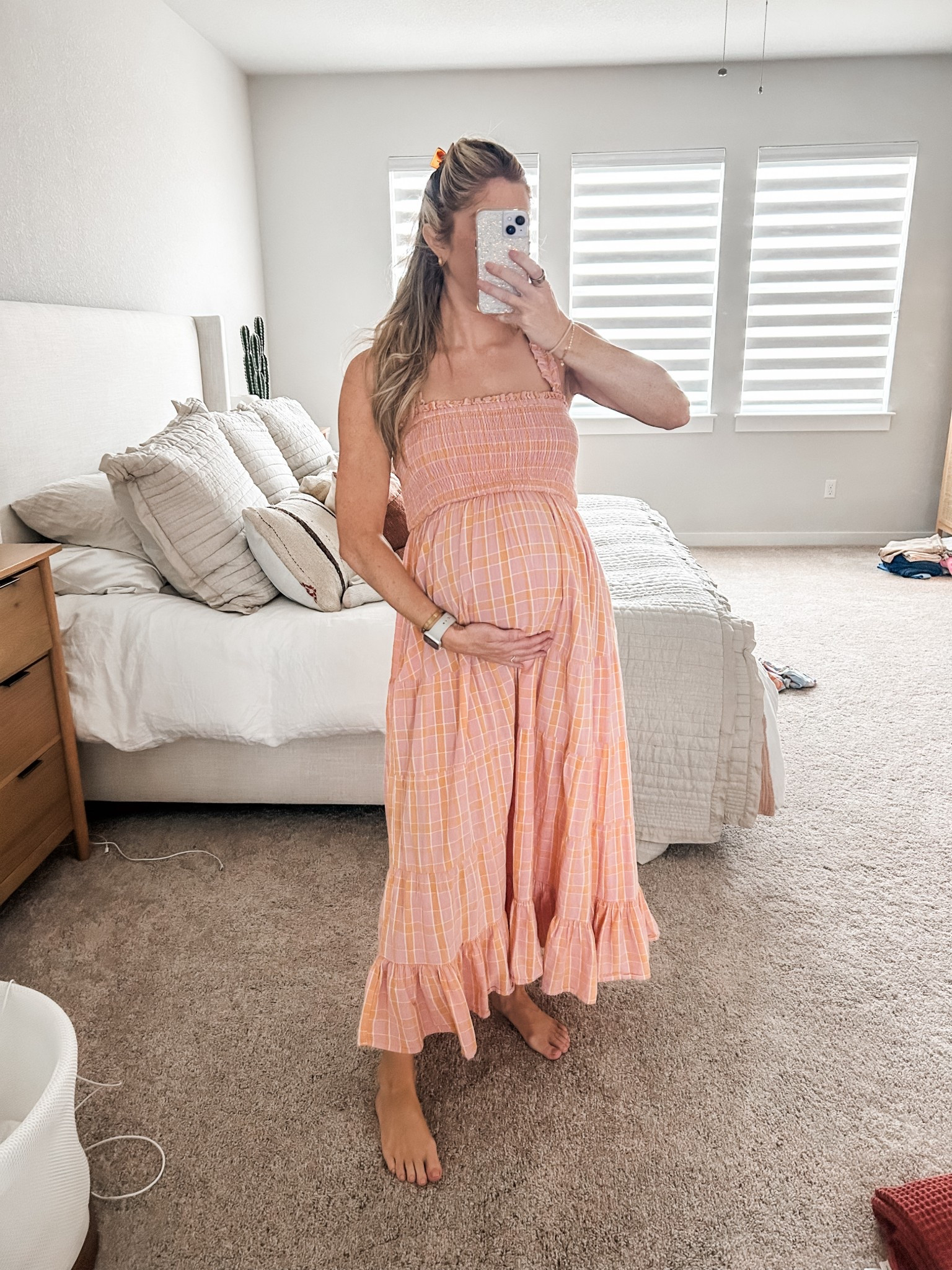 plaid maxi dress - size down. i’m in xs - dress might be sold out 

#LTKBump #LTKStyleTip #LTKSeasonal