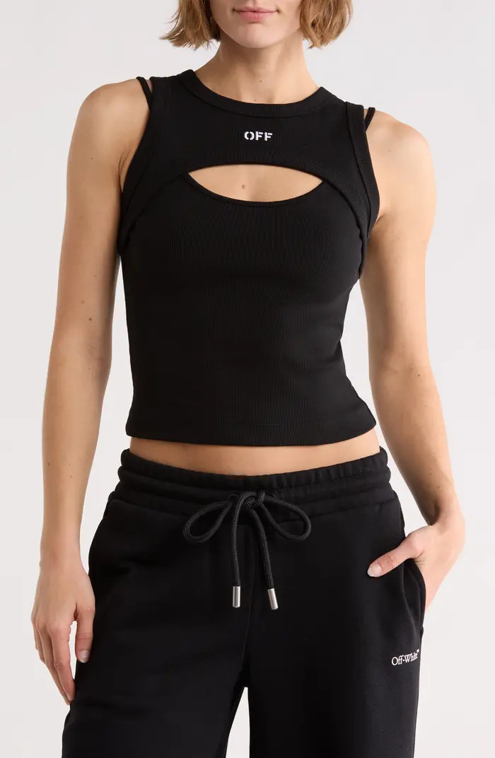 Off-White Cutout Tank | Nordstromrack | Nordstrom Rack