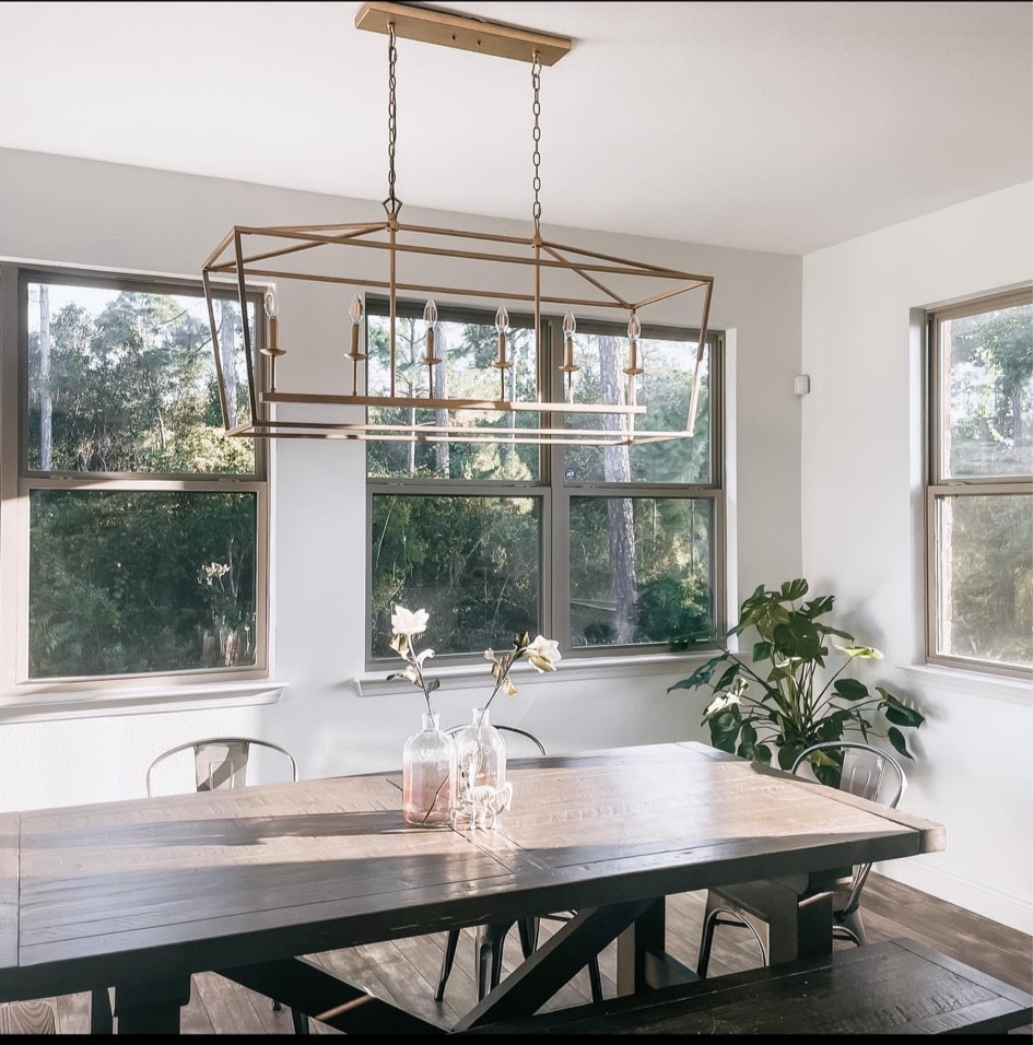 simple modern farmhouse vibe for our kitchen dining area 🤍

#ltkdesign #ltkhomedecor #ltkkitchen

#LTKstyletip #LTKhome