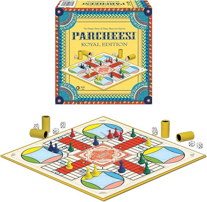 Parcheesi Royal Edition by Winning Moves Games USA, classic family favorite featuring charming ar... | Amazon (US)