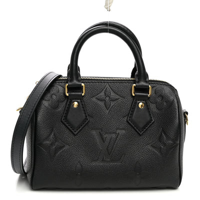 Empreinte Monogram Giant Speedy Bandouliere 20 Black | FASHIONPHILE (US)