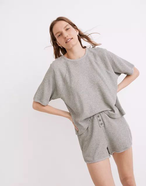 Waffle Knit Short Pajama Set | Madewell