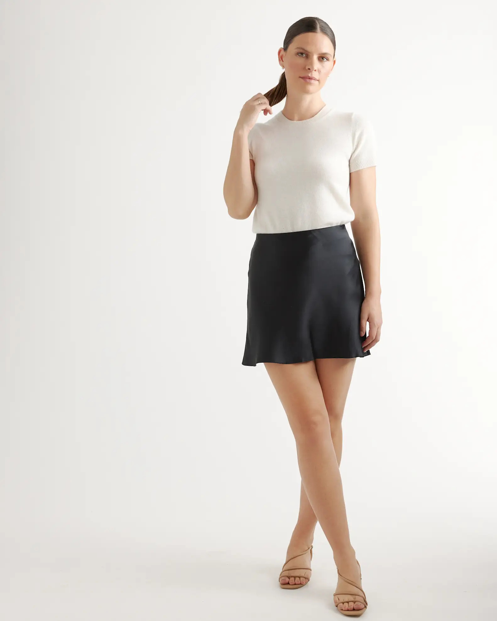 100% Washable Silk Mini Skirt | Quince